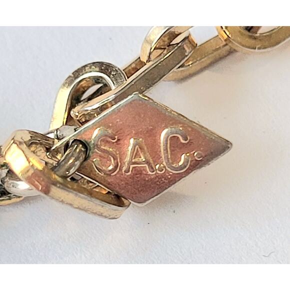 Sara Coventry Signed Vintage Necklace Gold Pearls Twist - Picture 4 of 7